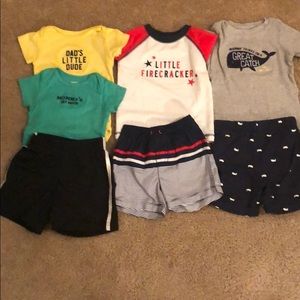 Carter’s Baby Clothing with Swim shirt and trunks